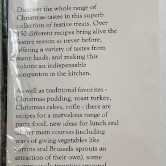 CHRISTMAS COOKBOOK-Over 150 Recipes -Christmas Eve Mull -Appetizers to Desserts - Picture 3 of 14